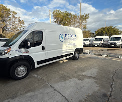 E. Costa Plumbing service van — ready for dispatch in West Palm Beach